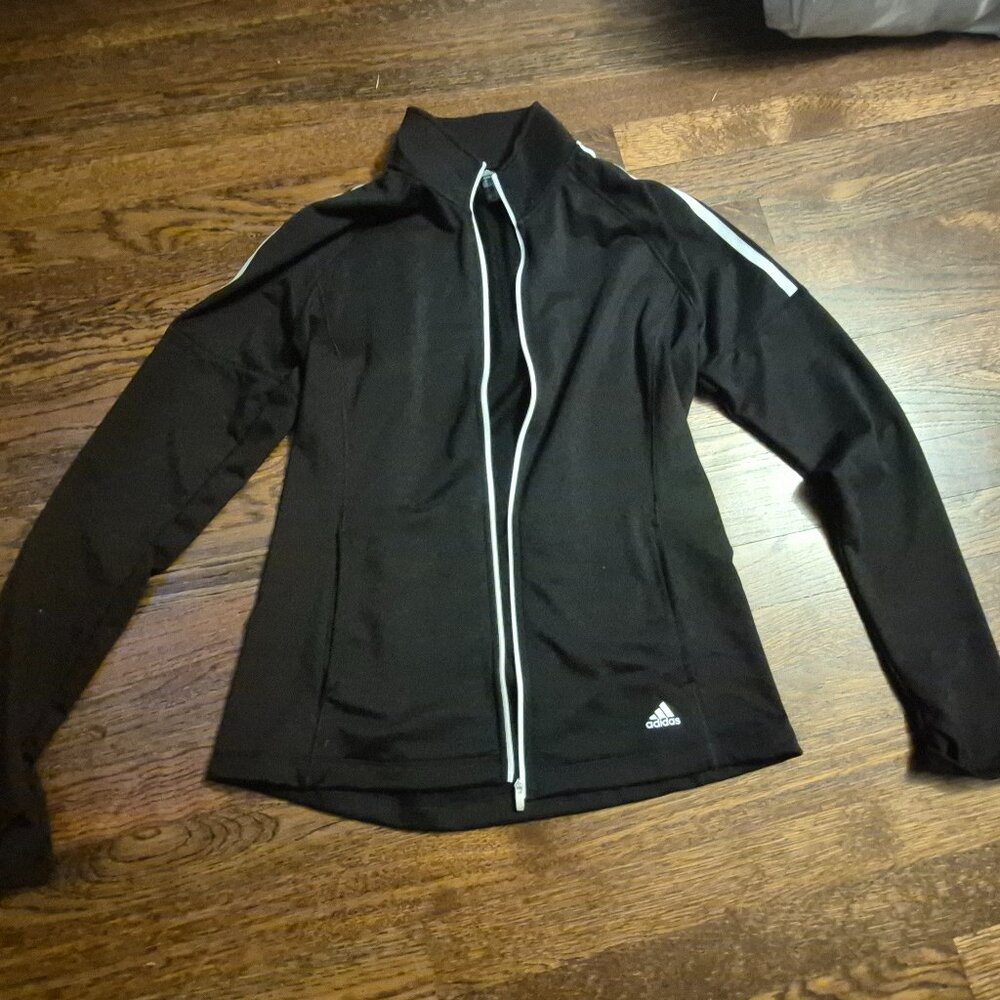 Adidas Golf Jacket Womens Black